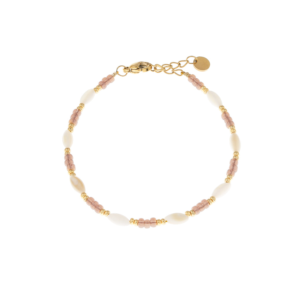 Armband - White drop