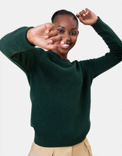 Classic merino wool crew