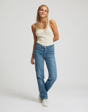 Women organic rib tank top