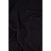 T-shirt met v-hals - off black