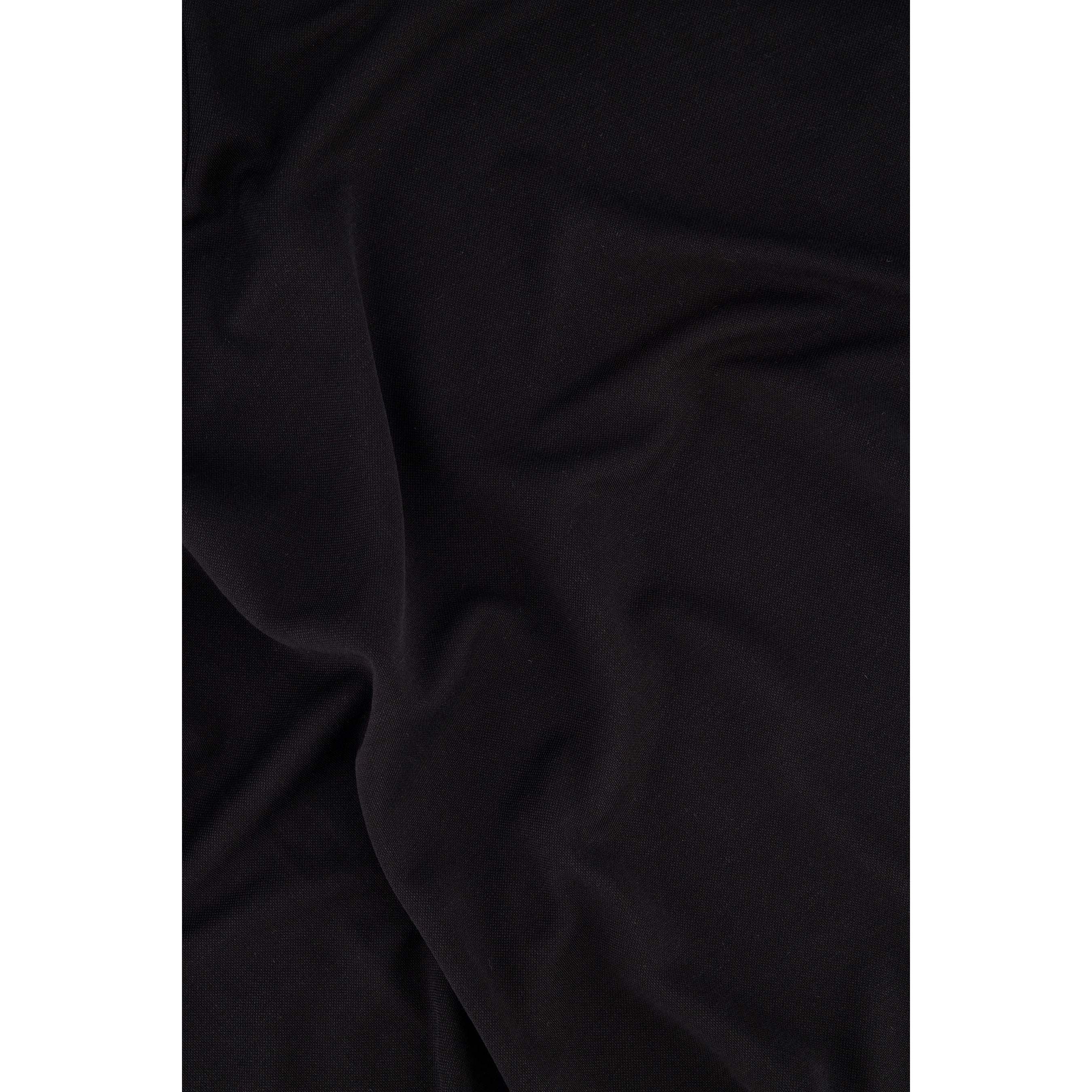 T-shirt met v-hals - off black