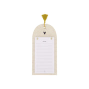 To-do lijstje op linnen bord