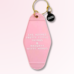 She Adores Pretty Little Things - Sleutelhanger