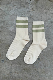 Her Socks Varsity - Espresso