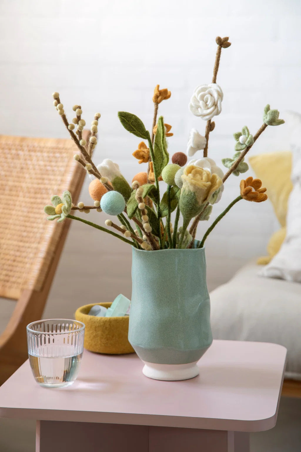 anemone yellow - gevilte bloem