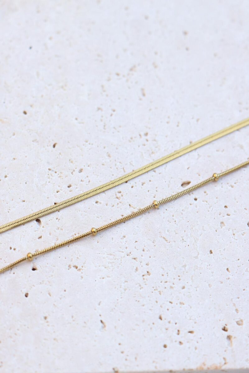 Mini dot chain - armband