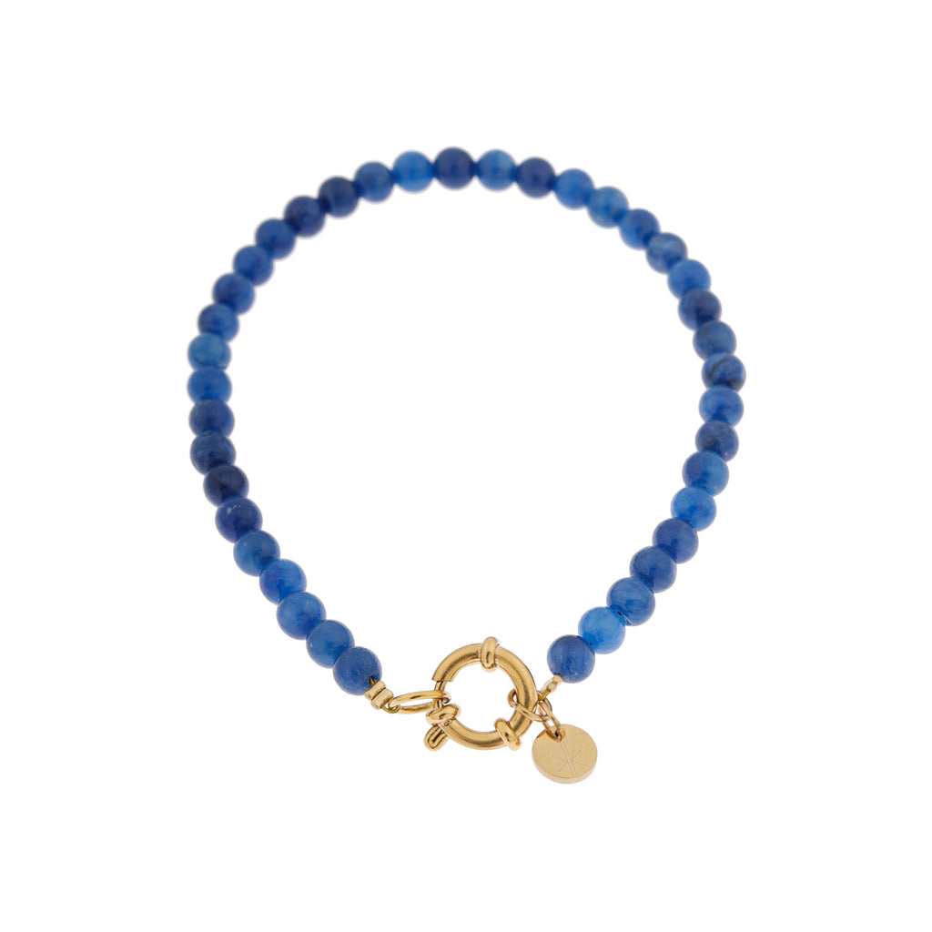 Armband - Royal blue gold