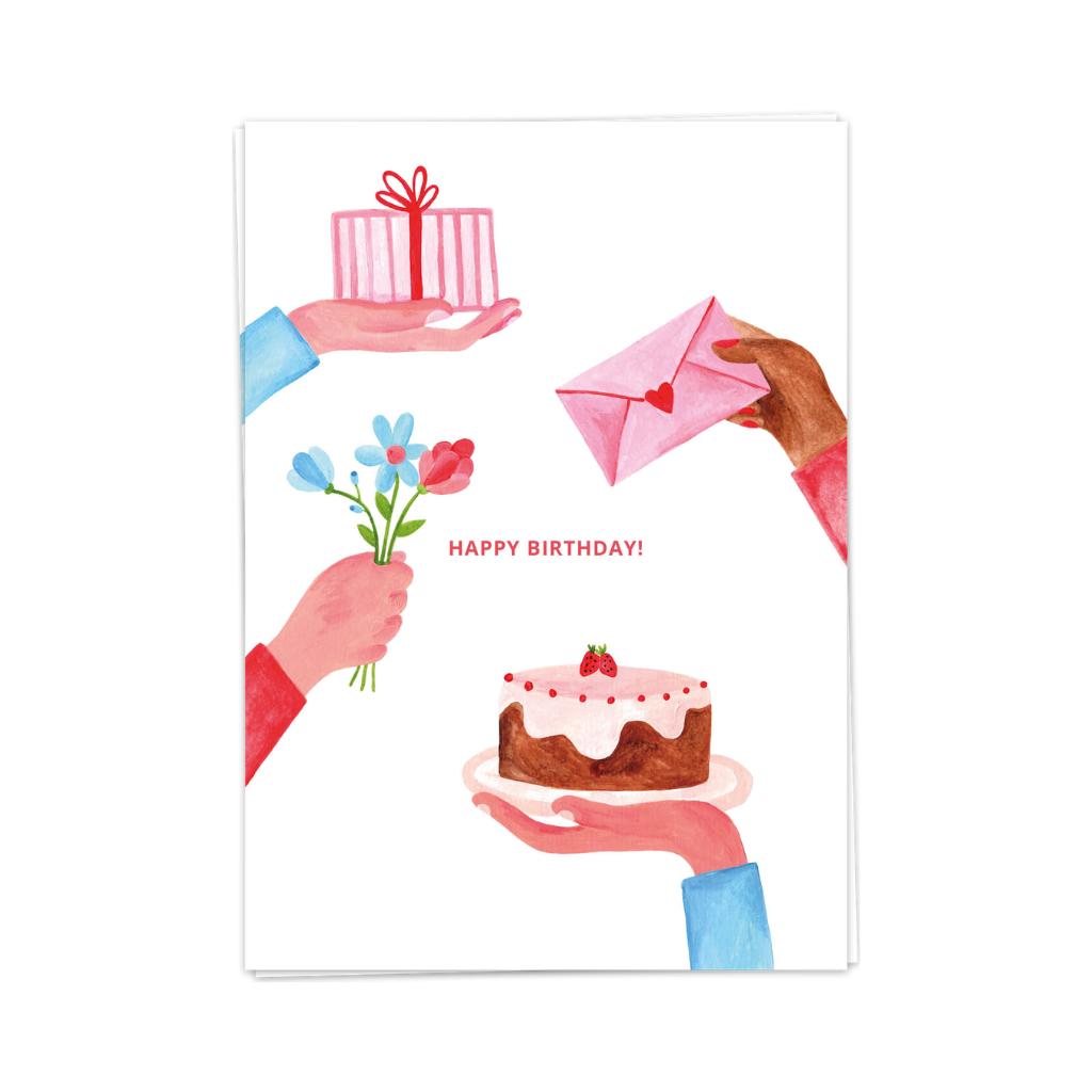 Kaart - birthday gifts