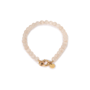 beige cat eye - armband