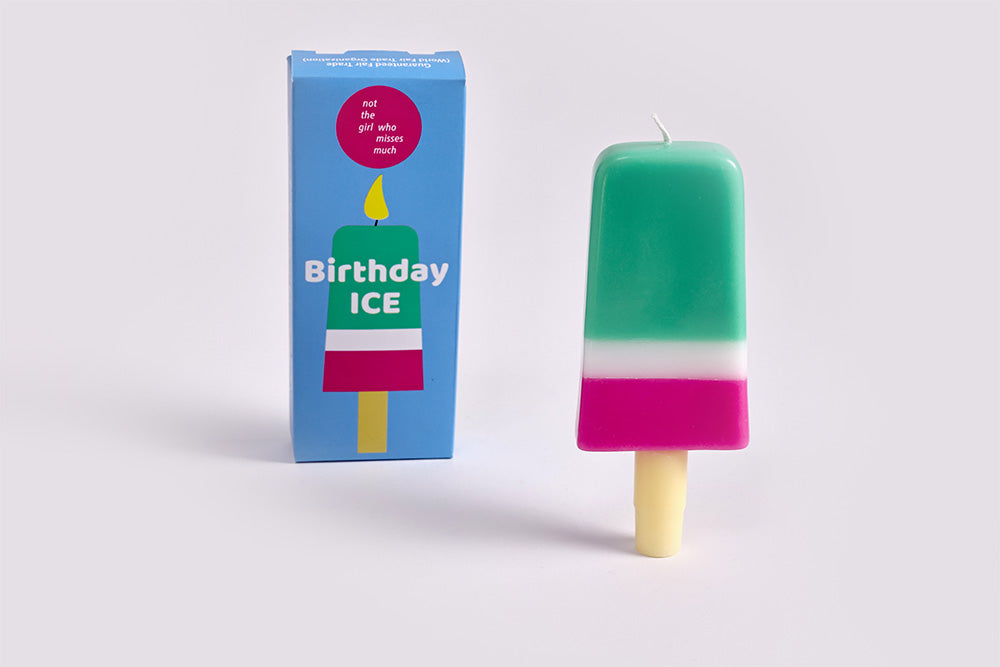 Birthday ice - Party kaars