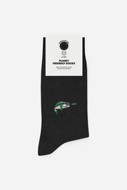black fish socks