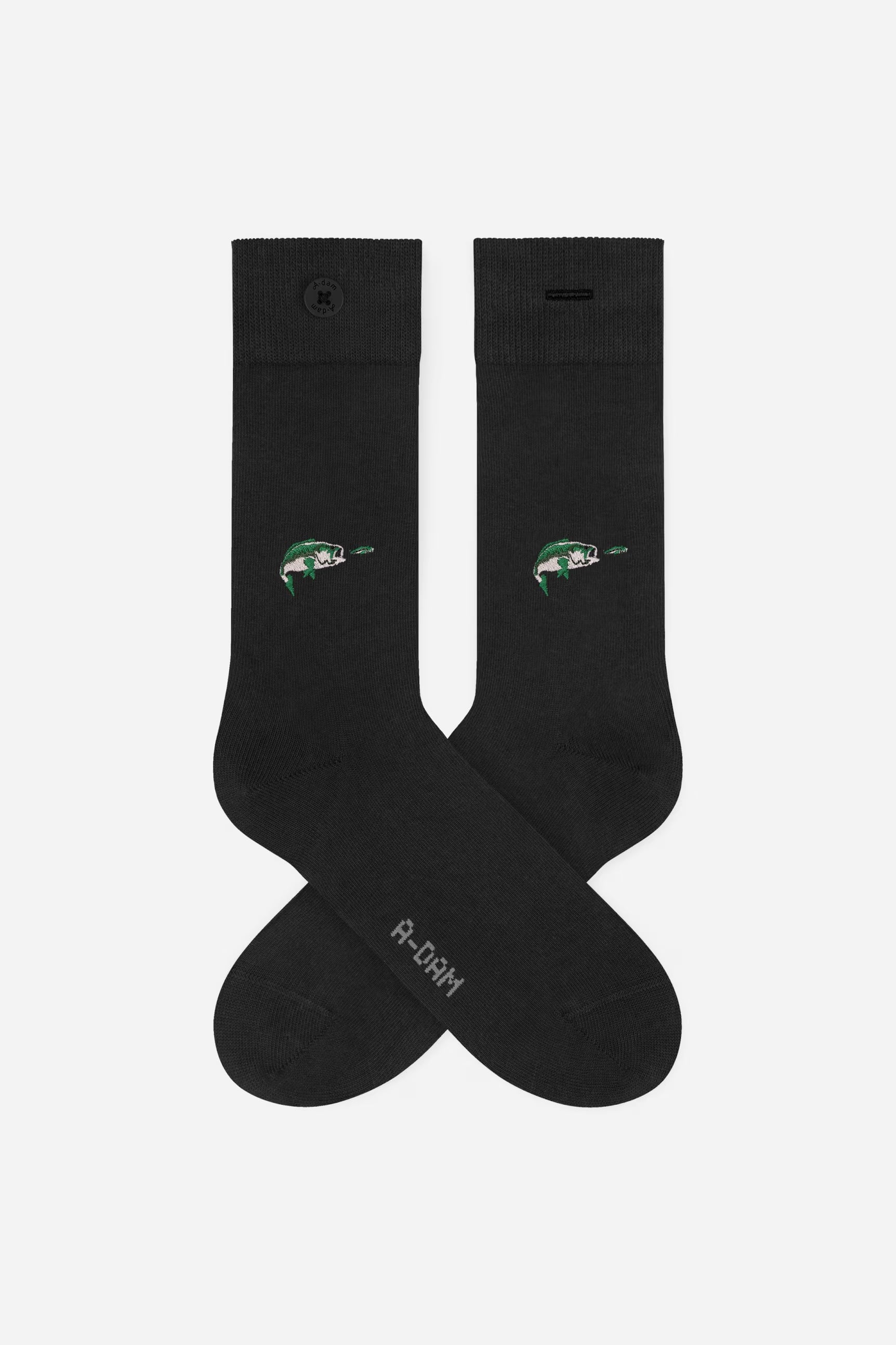black fish socks