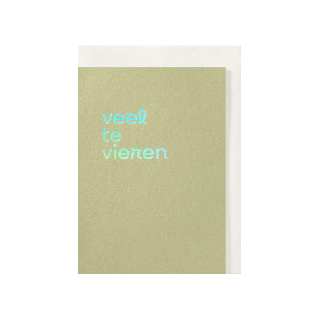kaart - veel te vieren