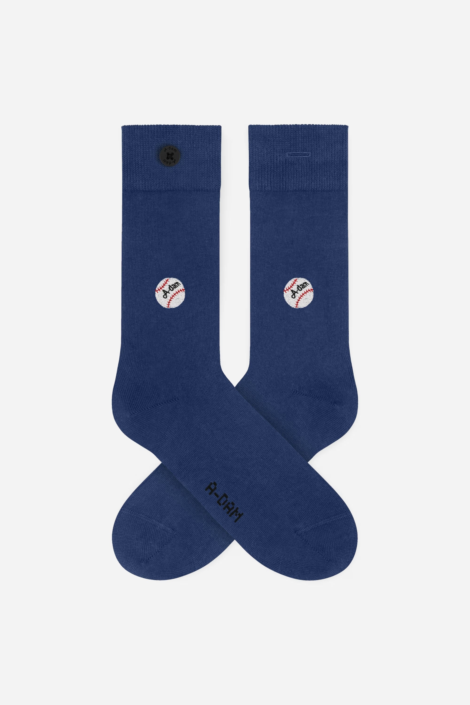 Blue baseball socks