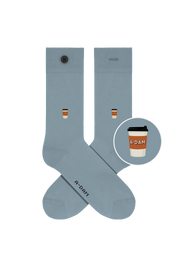 coffee blue socks