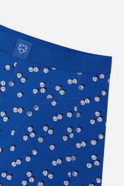 Blue baseballs boxer brief