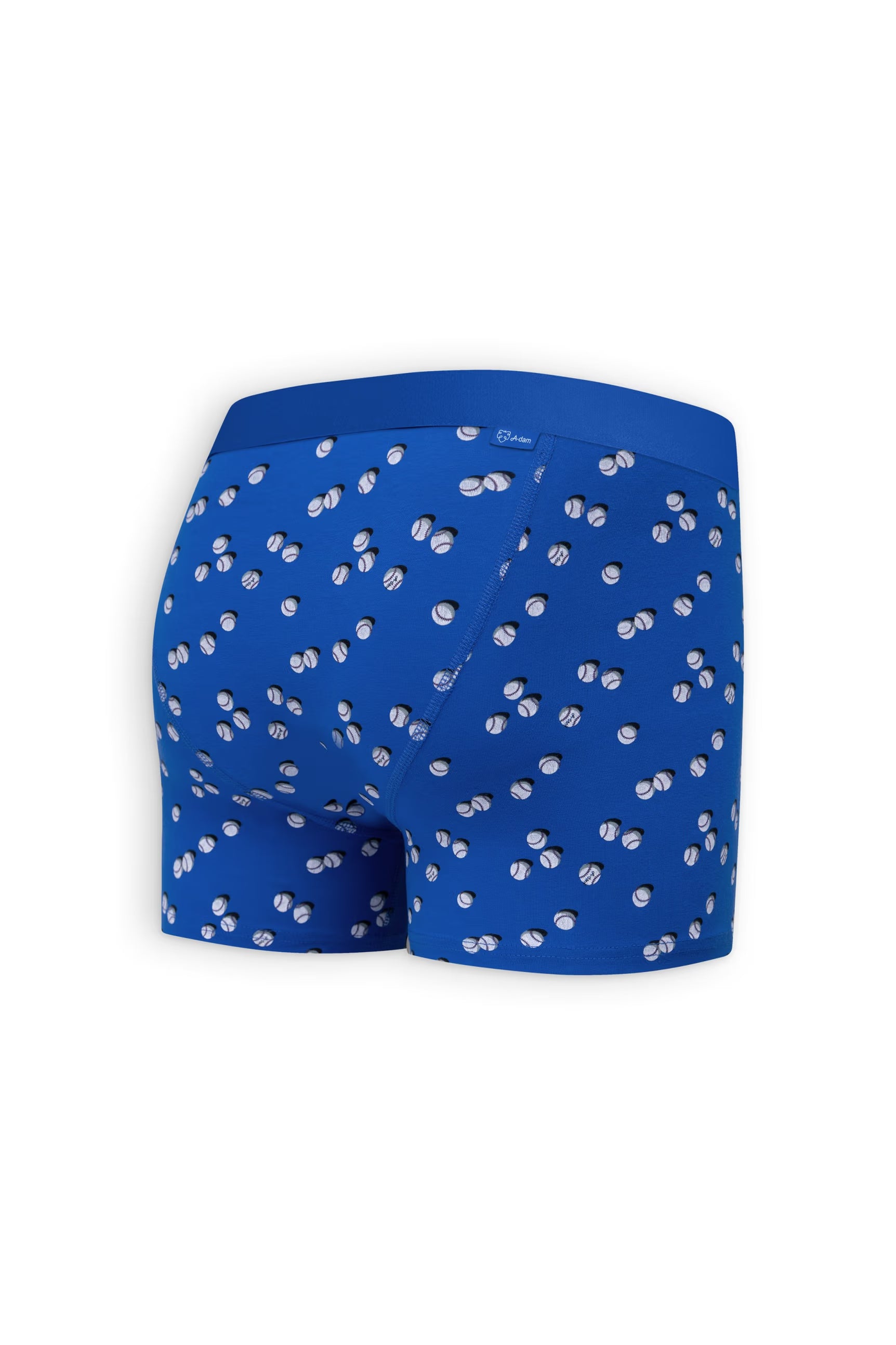 Blue baseballs boxer brief