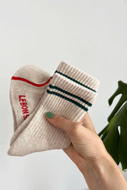 Boyfriend Socks - Amour Pink