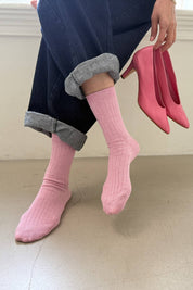 Her Socks - Sparkling Rose glitter