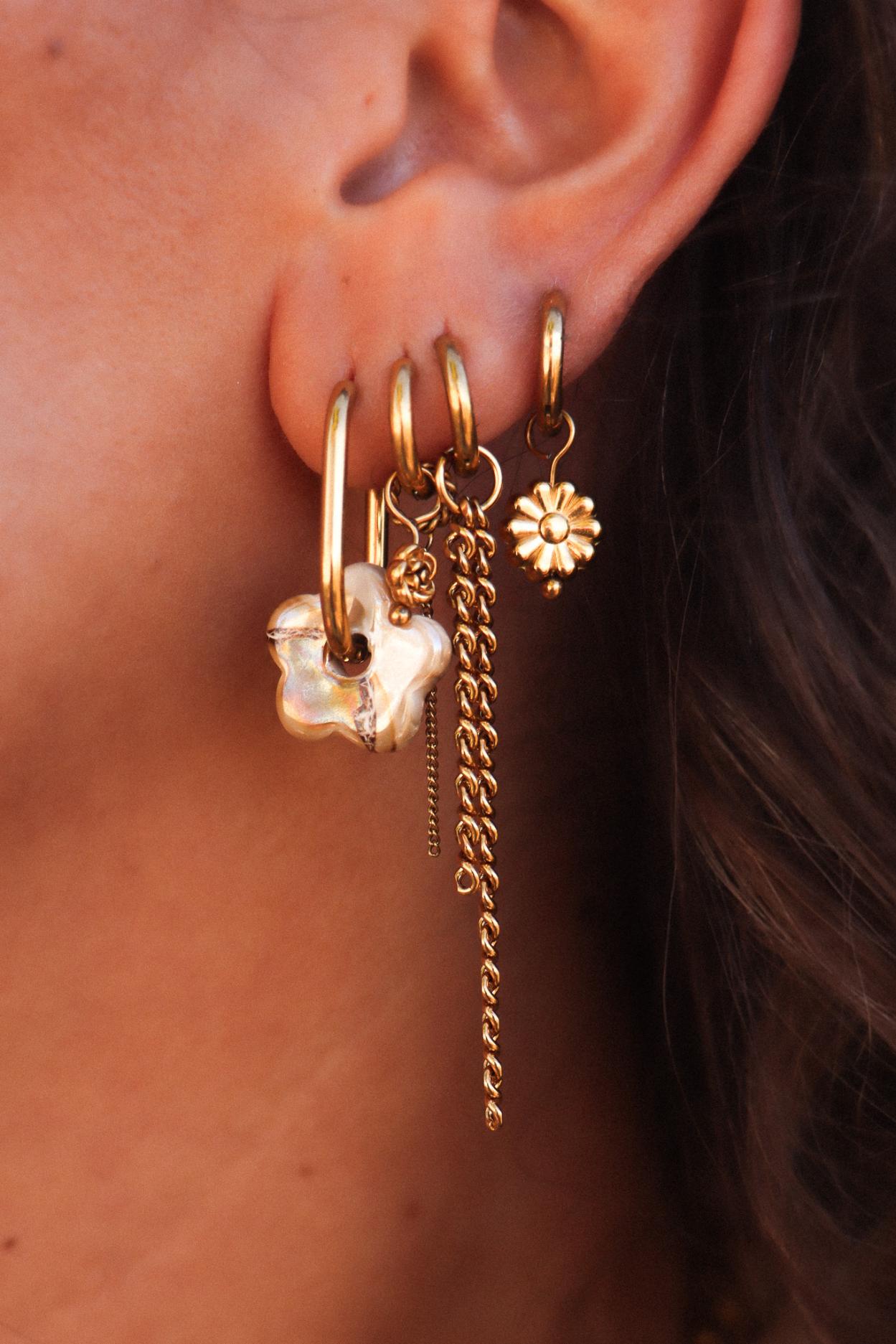 golden bloom hoop
