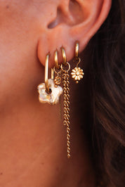 golden bloom hoop