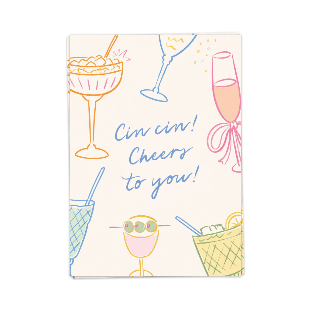 Kaart - Cin Cin Cheers