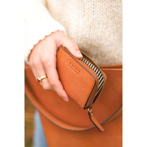 Coco coin purse - cognac