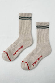 Boyfriend Socks - Amour Pink