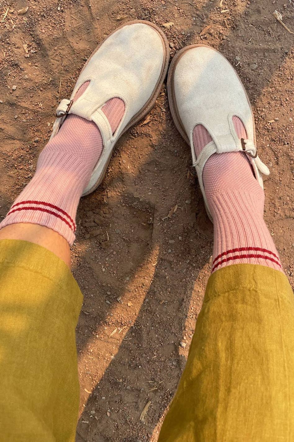 Boyfriend Socks - Amour Pink