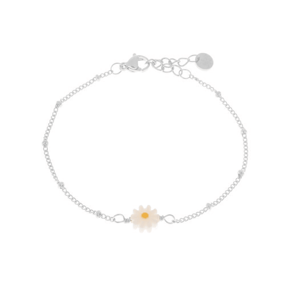 Armband - Daisy goud of zilver