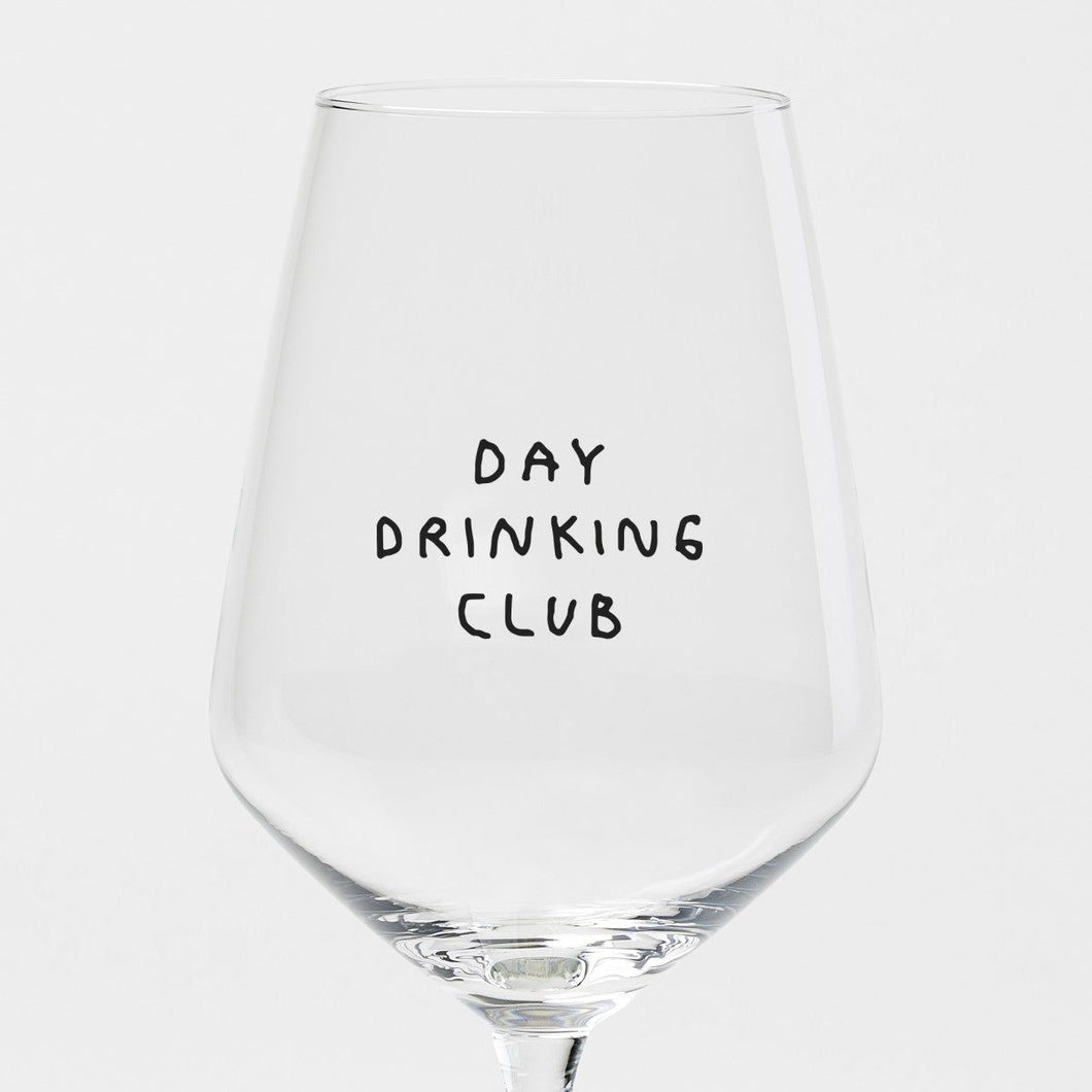 Day Drinking Club - wijnglas