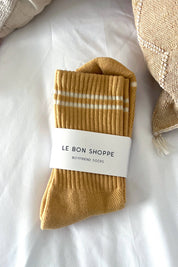Boyfriend Socks - Amour Pink