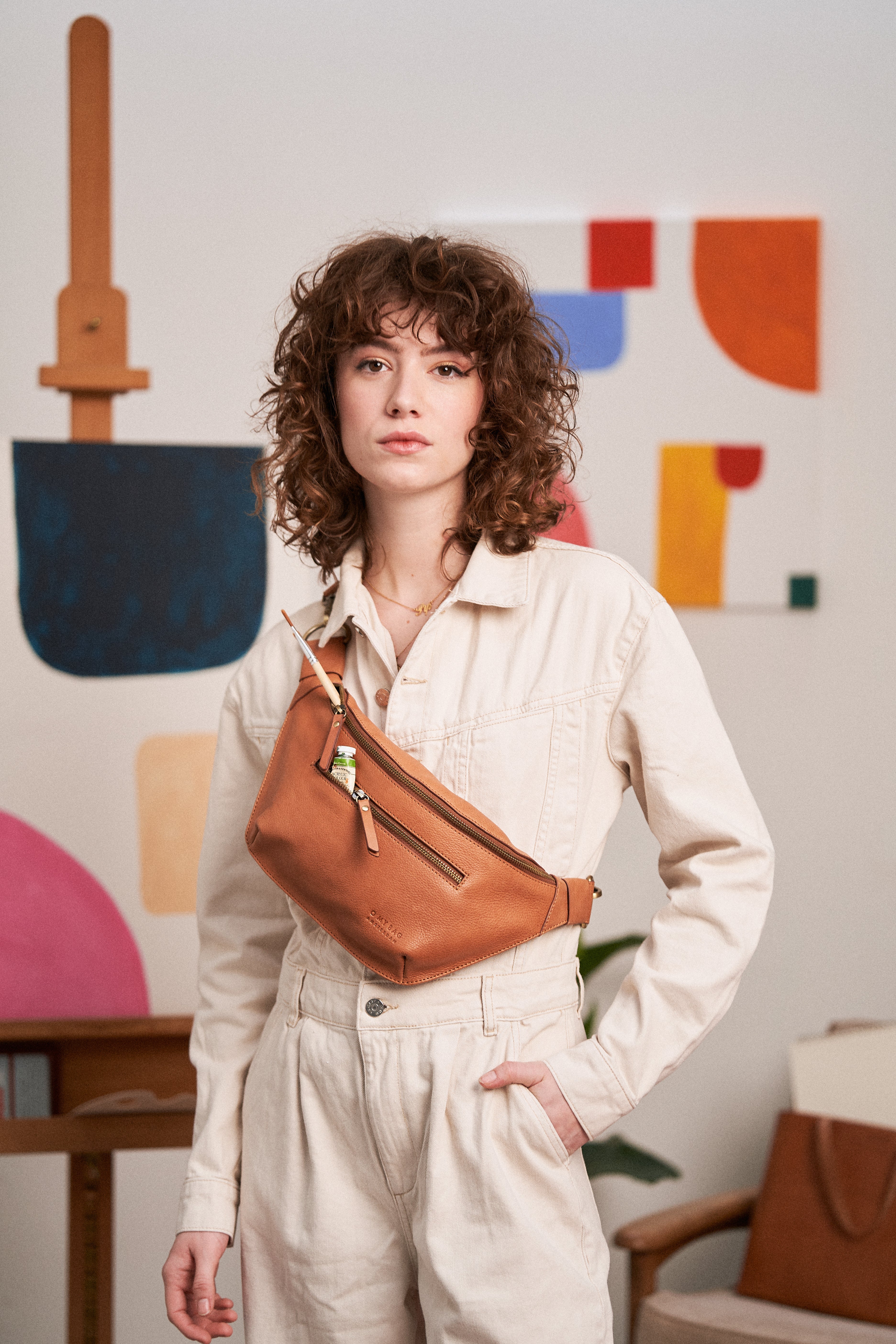 Drew bum bag - Wild oak