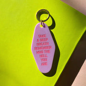 remember who you are - sleutelhanger