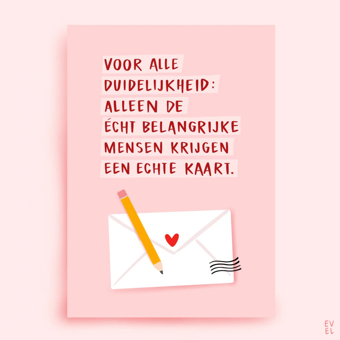 Kaart - Een echte kaart