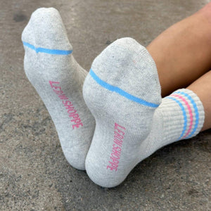 Girlfriend socks - Bright Grey