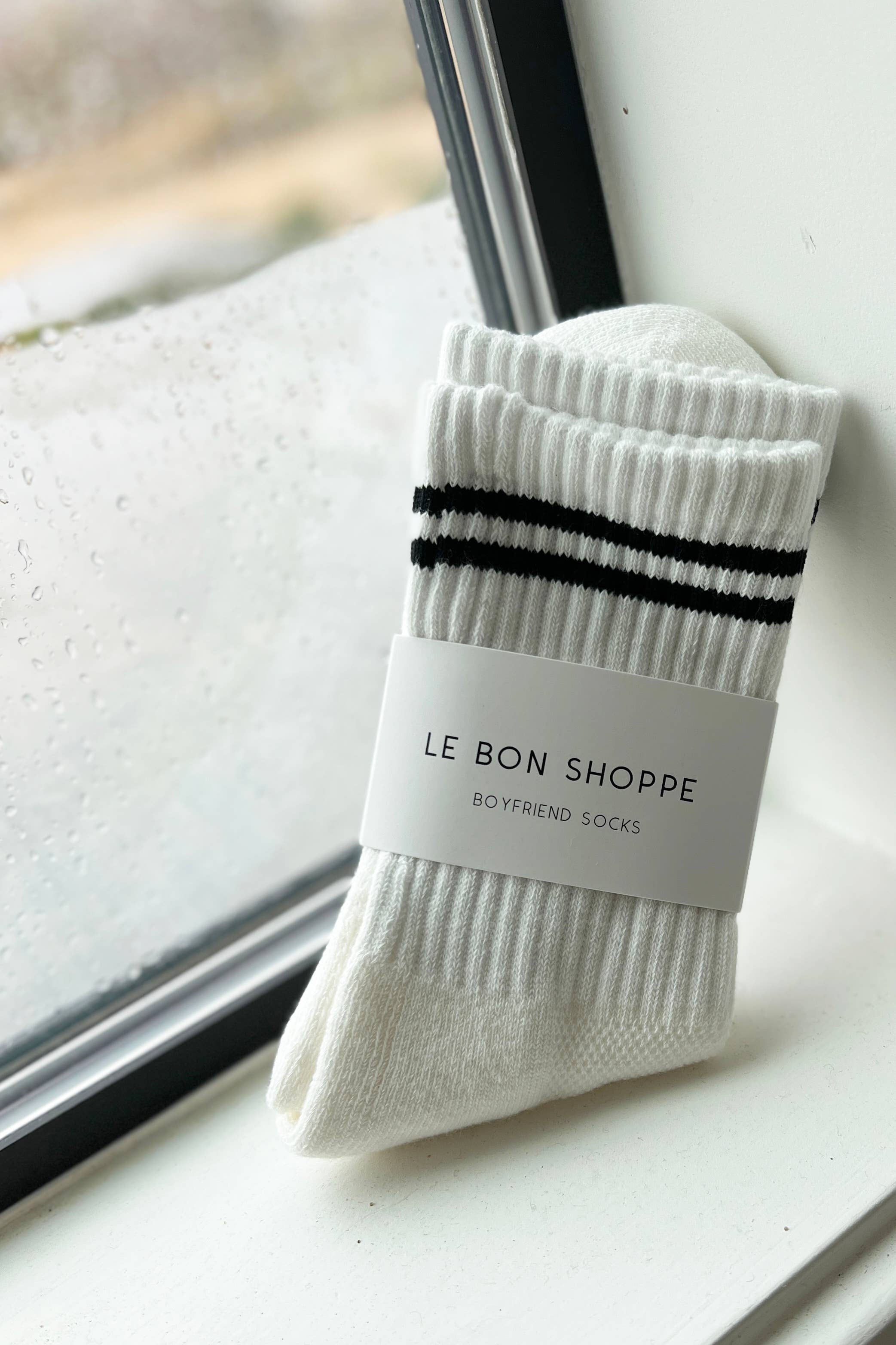Boyfriend Socks - Amour Pink