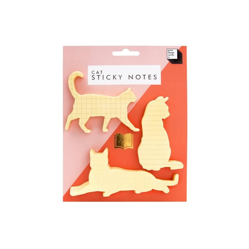 Cat sticky notes