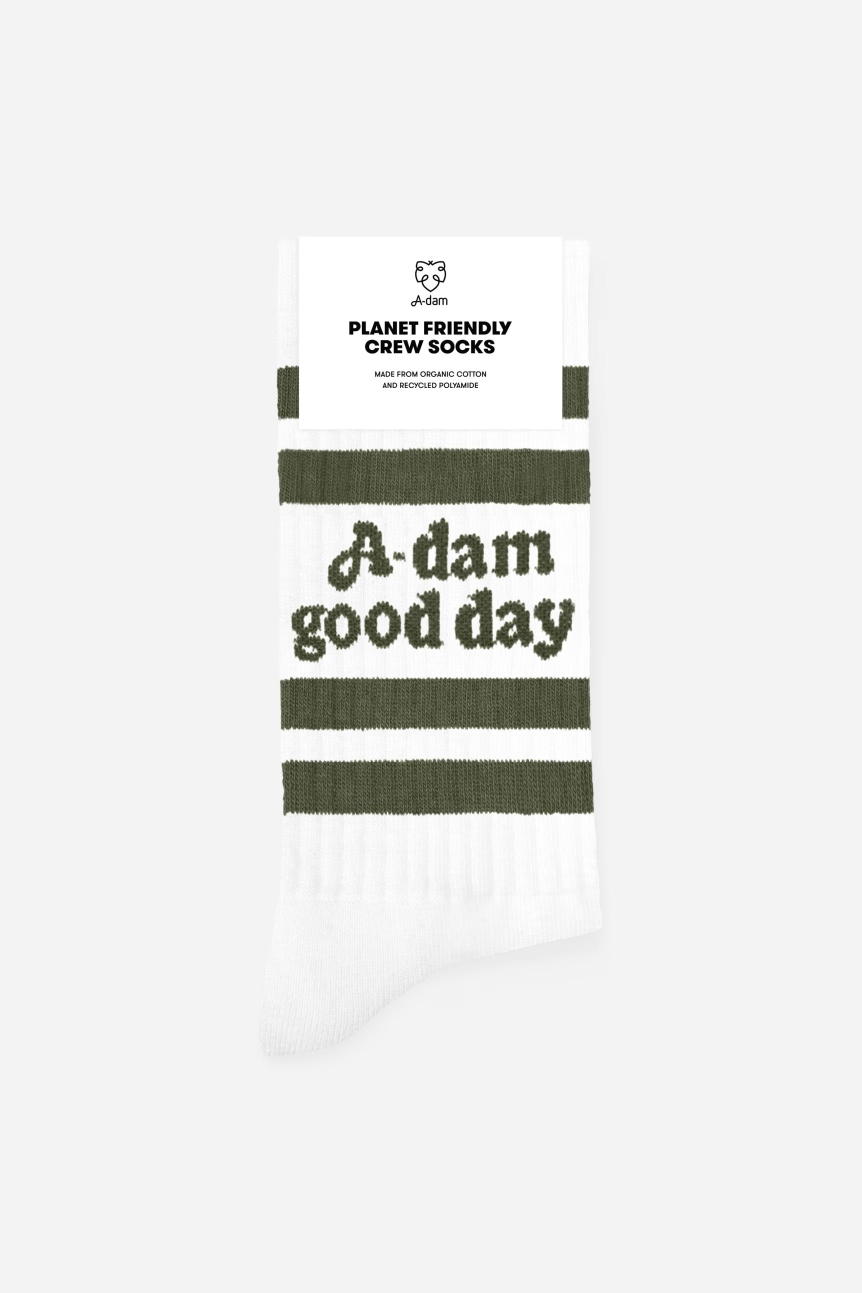 a-dam good day crew socks