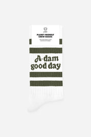 a-dam good day crew socks