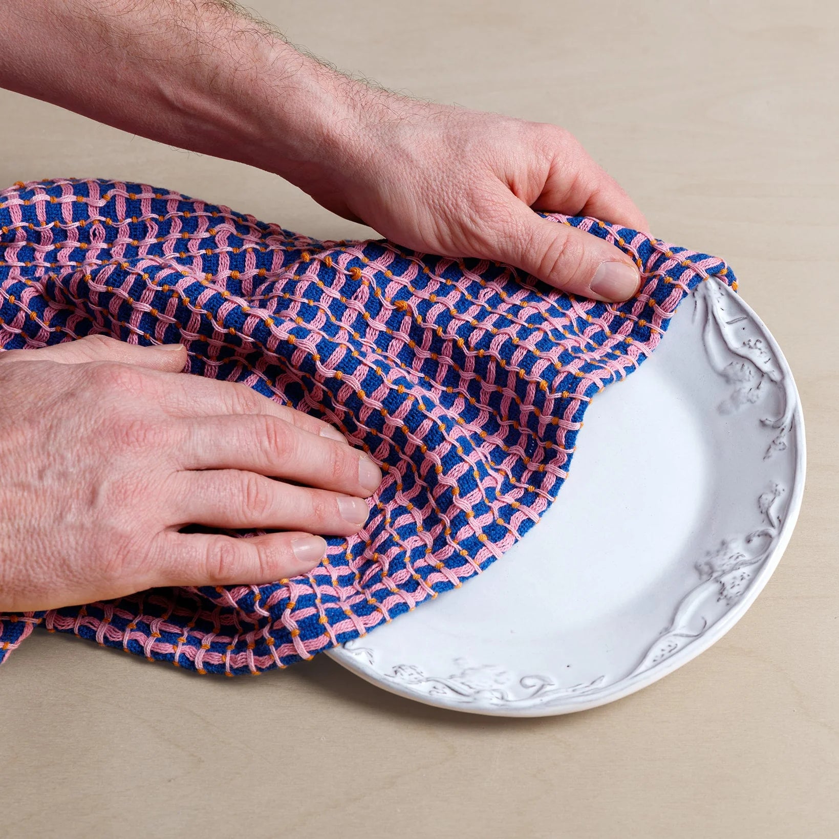 Set kleurrijke keukendoeken