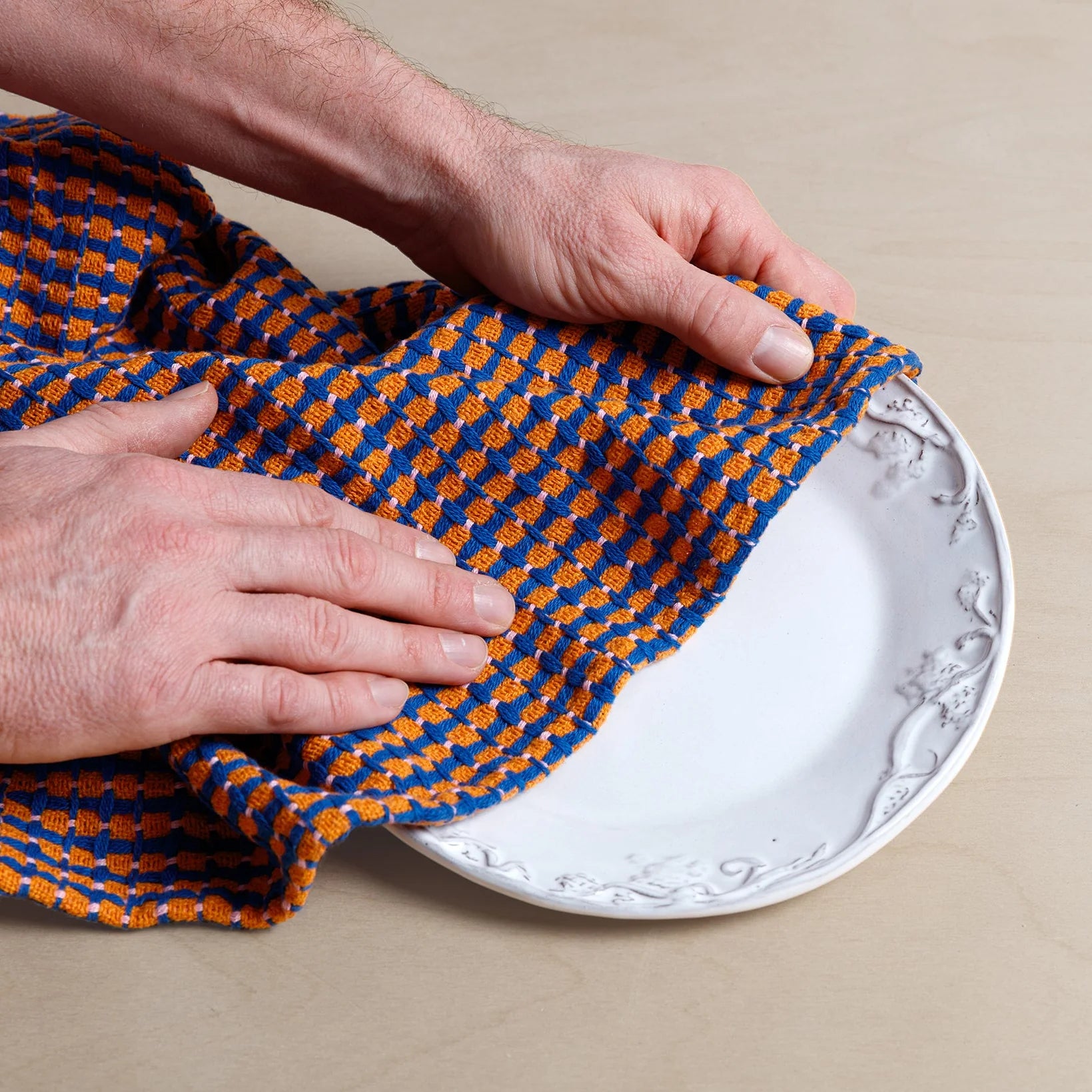 Set kleurrijke keukendoeken