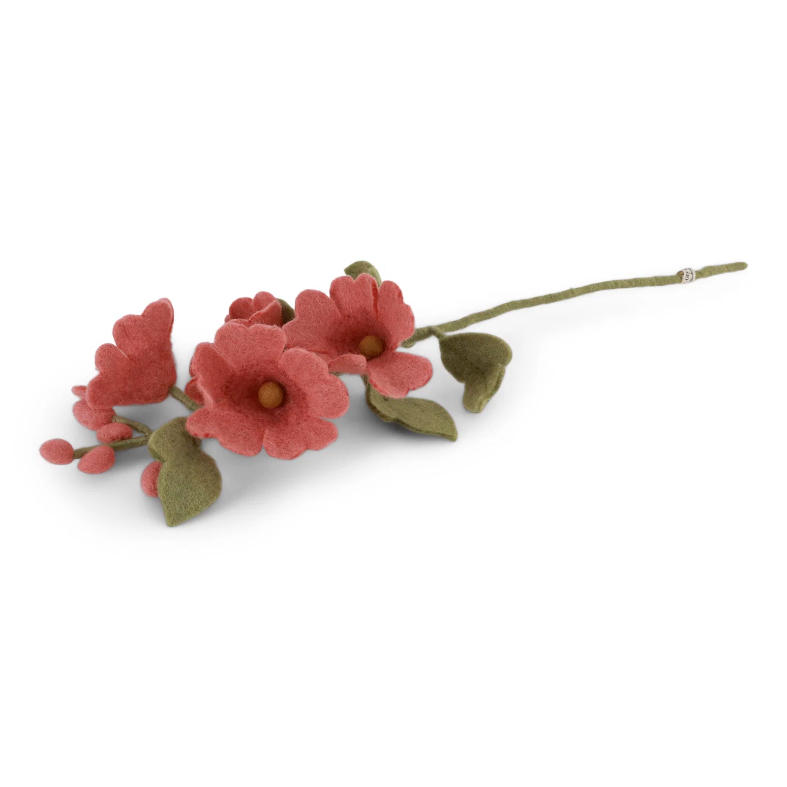 hollyhock dusty red - gevilte bloem