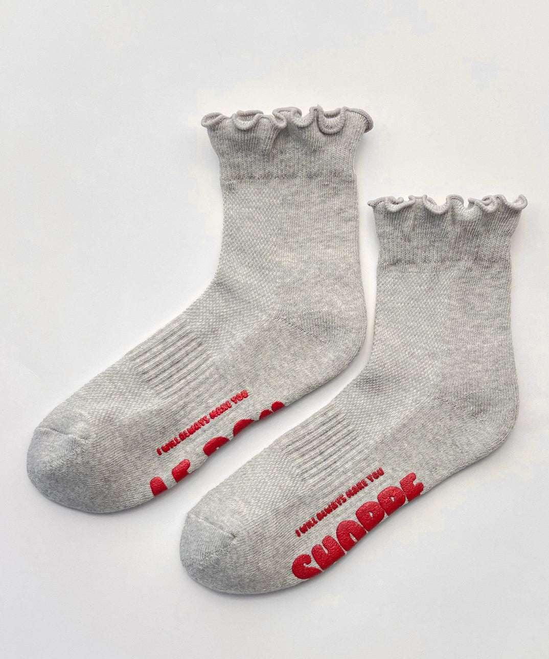 ruffled hugger crew socks
