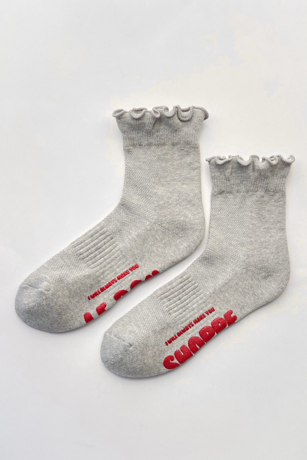 ruffled hugger crew socks