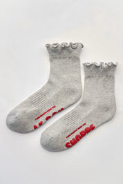 ruffled hugger crew socks