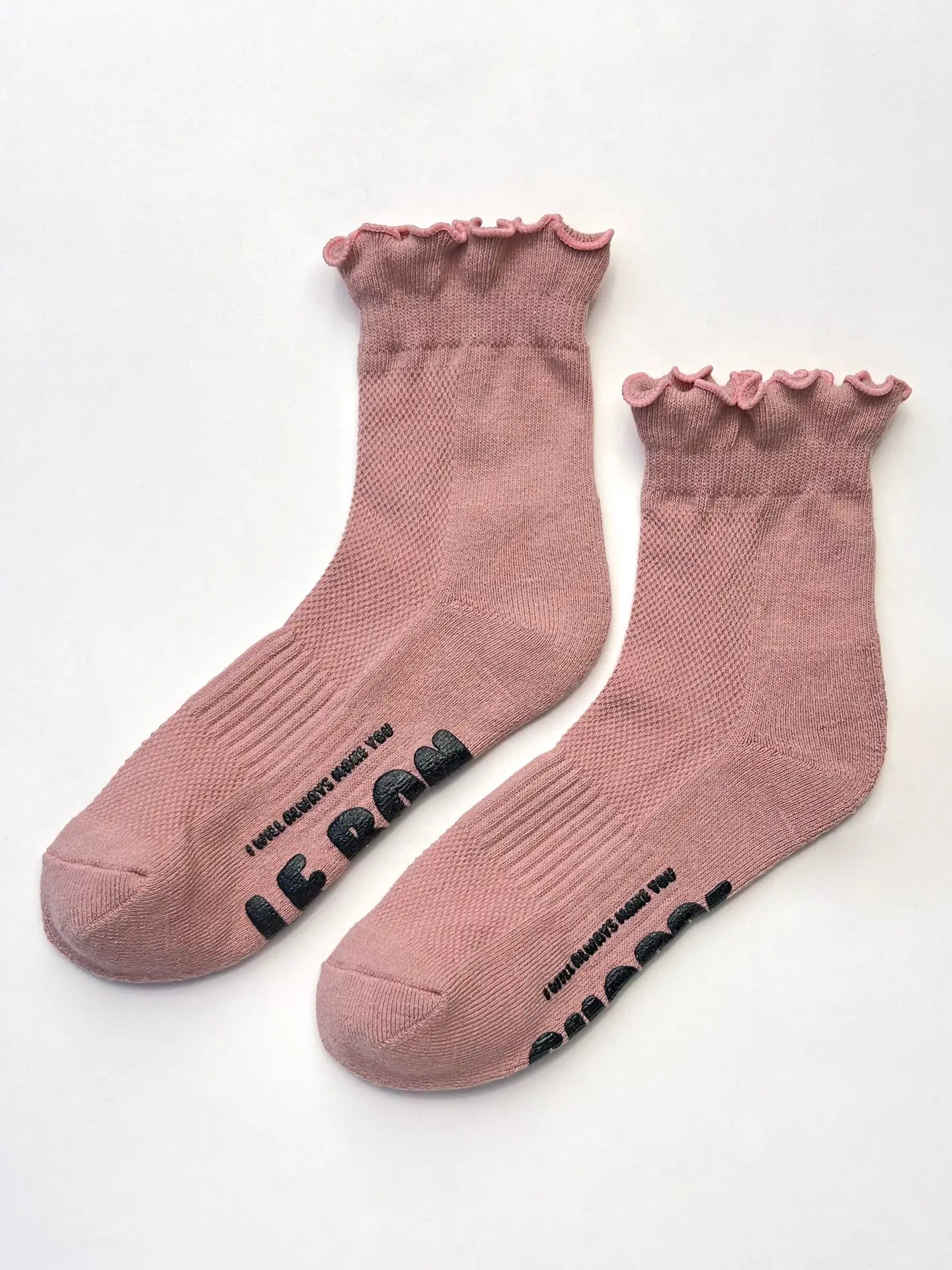 ruffled hugger crew socks