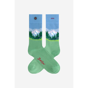 Gift set - Bob Ross painting socks