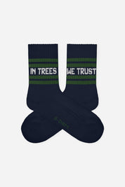 in trees we trust quarter crew socks