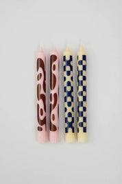 candles rose/yellow
